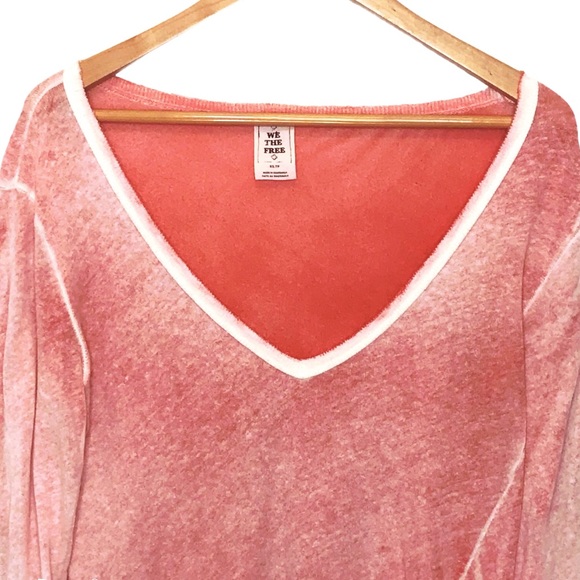 We The Free Orange Beach Tunic Tee Size XS - Picture 3 of 6